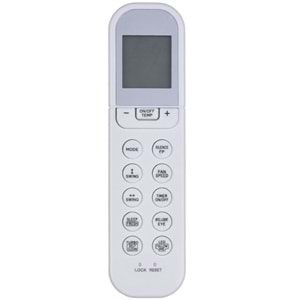 TUNEX Midea RG36F - BGEF Klima Kumandası TR-2027