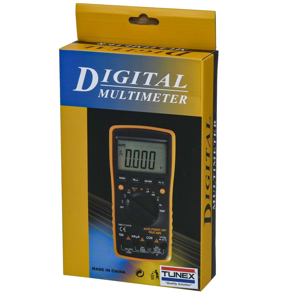 TUNEX Dijital Ölçü Aleti (Multimetre) VC-17B