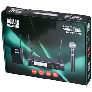 WÖLLER Uhf 1 El 1 Yaka Dijital Kablosuz Mikrofon W-102 EY