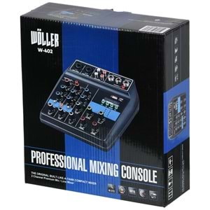 WÖLLER 4 Kanal Usb-Bt Deck Mikser W-402