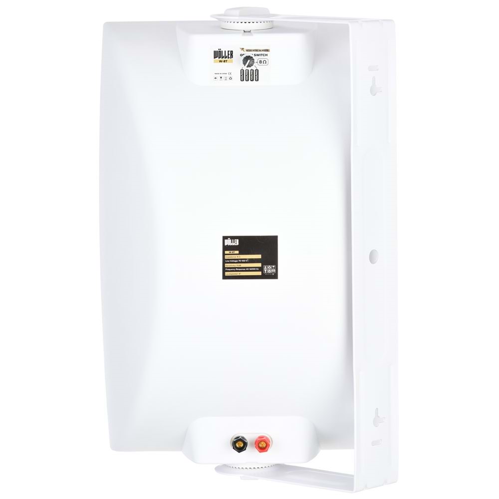 WÖLLER 300W 20 Cm 100V Beyaz Sütun Hoparlörü W-8 TB