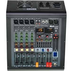 WÖLLER 4 Kanal 2X350W Usb-Bt +48V 16 Dsp Efect Power Mixer W4-R700