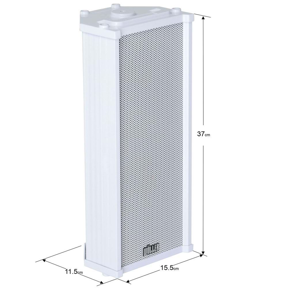 WÖLLER 2X4'' 80 W 8 OHM-100V IP-66 Duvar Hoparlörü WCS-20