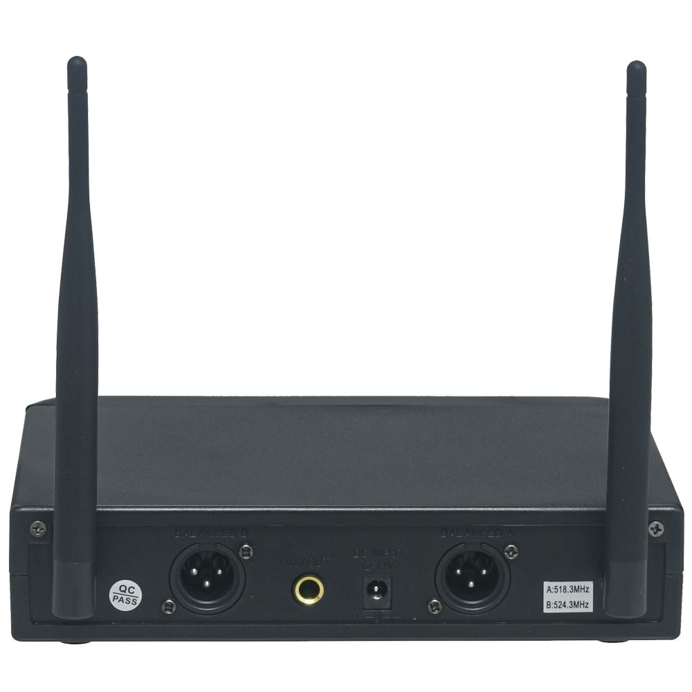 WERTEX Uhf 2 Yaka Kablosuz Mikrofon WMY-692 YY