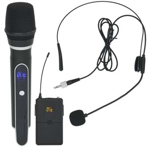 JRL UHF 1 El 1 Yaka Kablosuz Mikrofon WN-07 EY