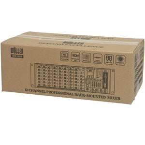 WÖLLER 12 Kanal 10 Mono 1 Streo Girş Deck Mikser WR-1200