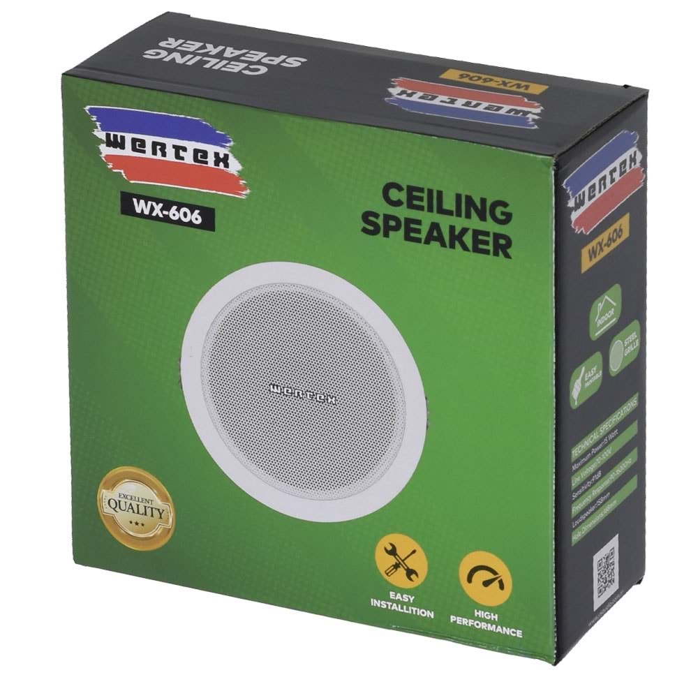 WERTEX 15W 16 Cm 100V Tavan Hoparlörü WX-606