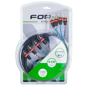FOR-X 4Rca Erkek 4Rca Erkek Kablo X-1144