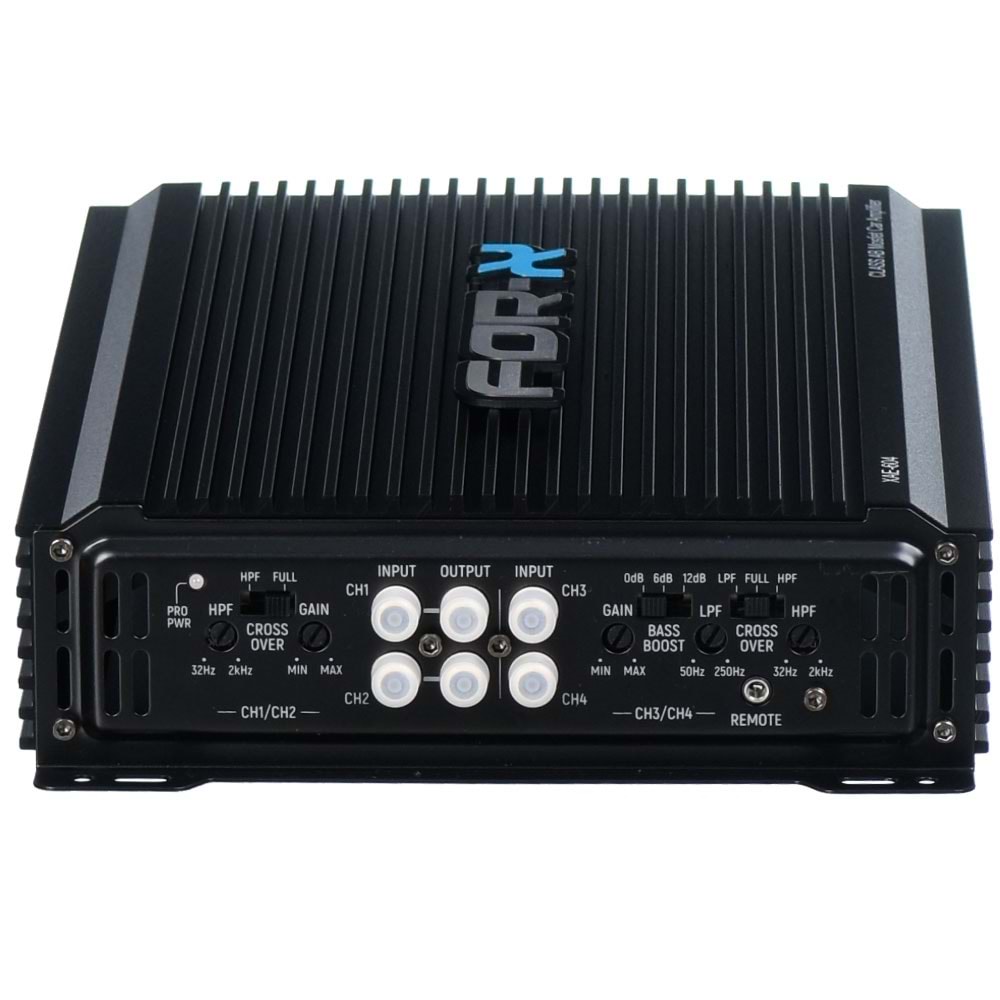 FOR-X 4 Kanal 4X60W Bass Konrollü Oto Amfi XAE-604
