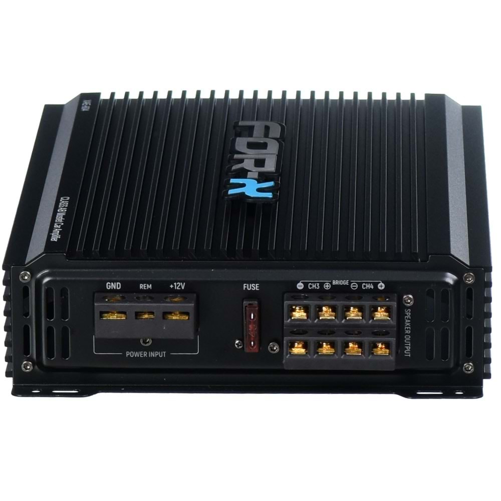 FOR-X 4 Kanal 4X60W Bass Konrollü Oto Amfi XAE-604
