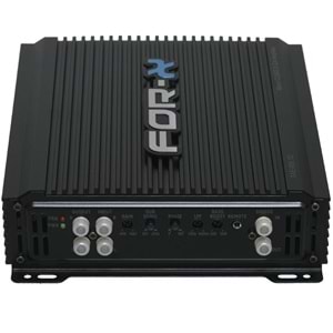 FOR-X Tek Kanal 800 W Bass Kontrollü Oto Amfi XAE-800.1D